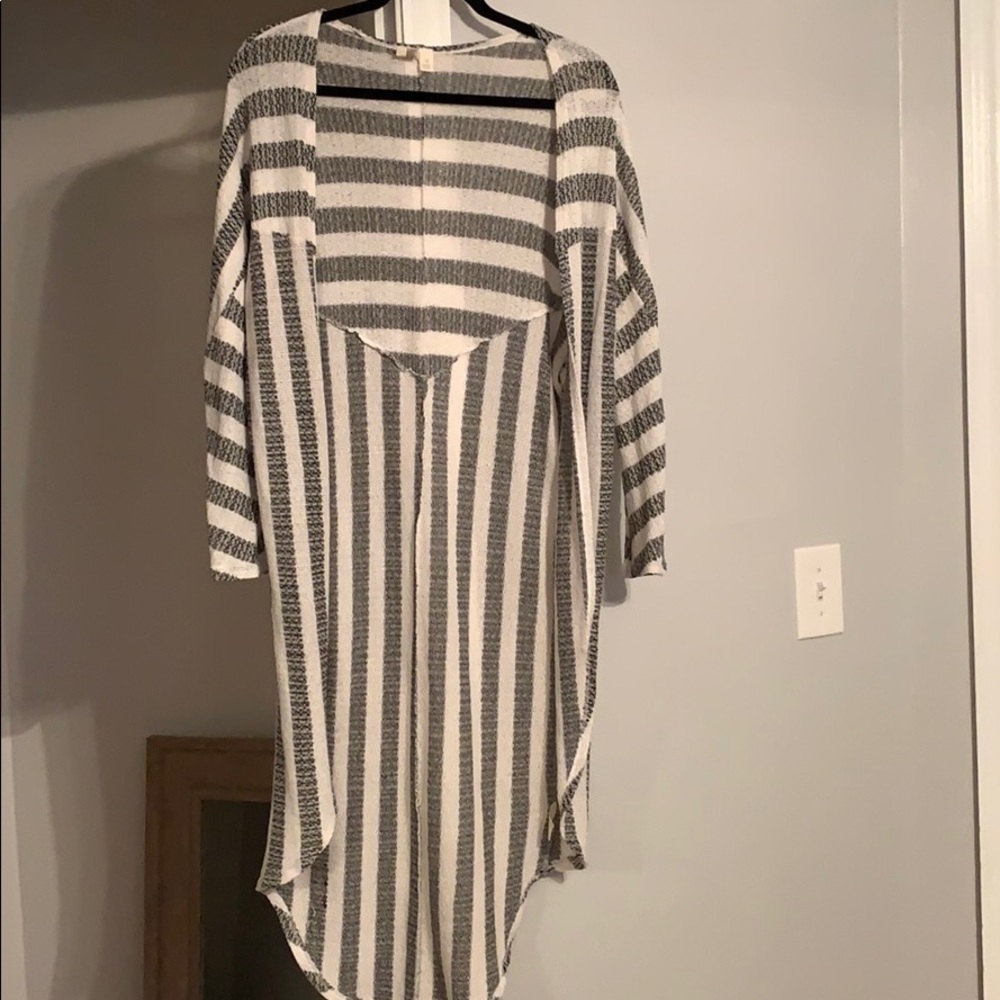 Striped cardigan